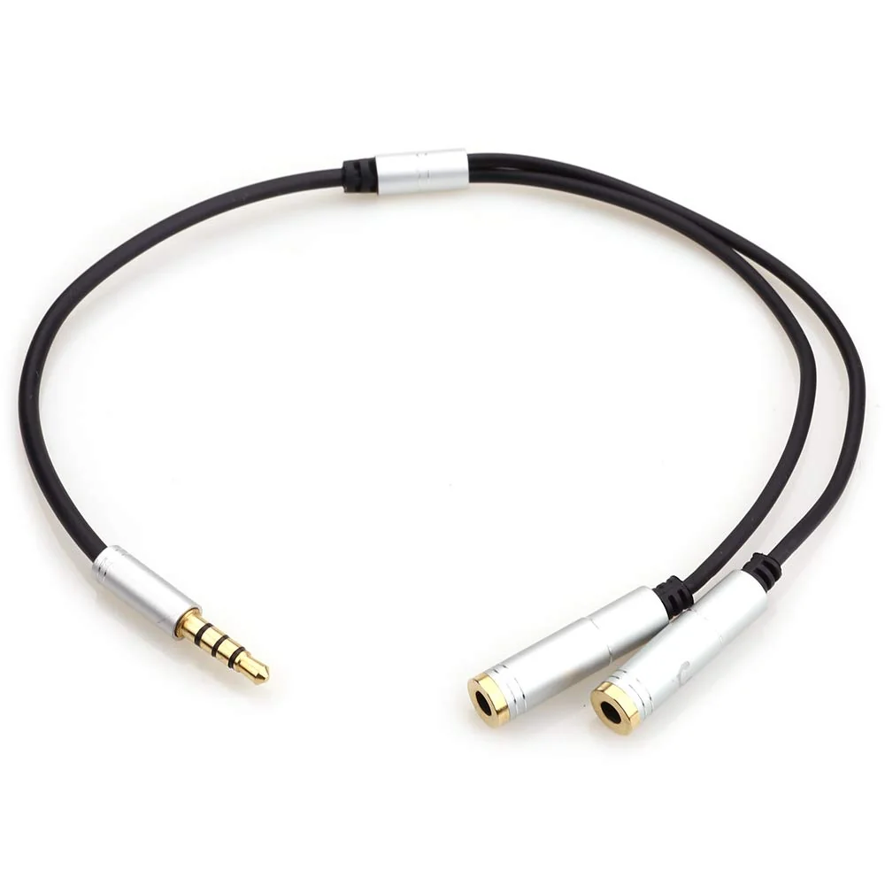 CCA-419 3.5mM 4-PIN audio cross-over adapter cable black Gembird