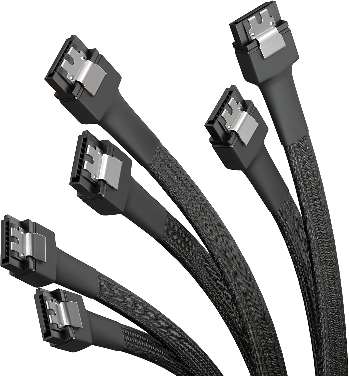 GEMBIRD CC-SATAM-DATA Serial ATA III 50 cm Data Cable metal clips red