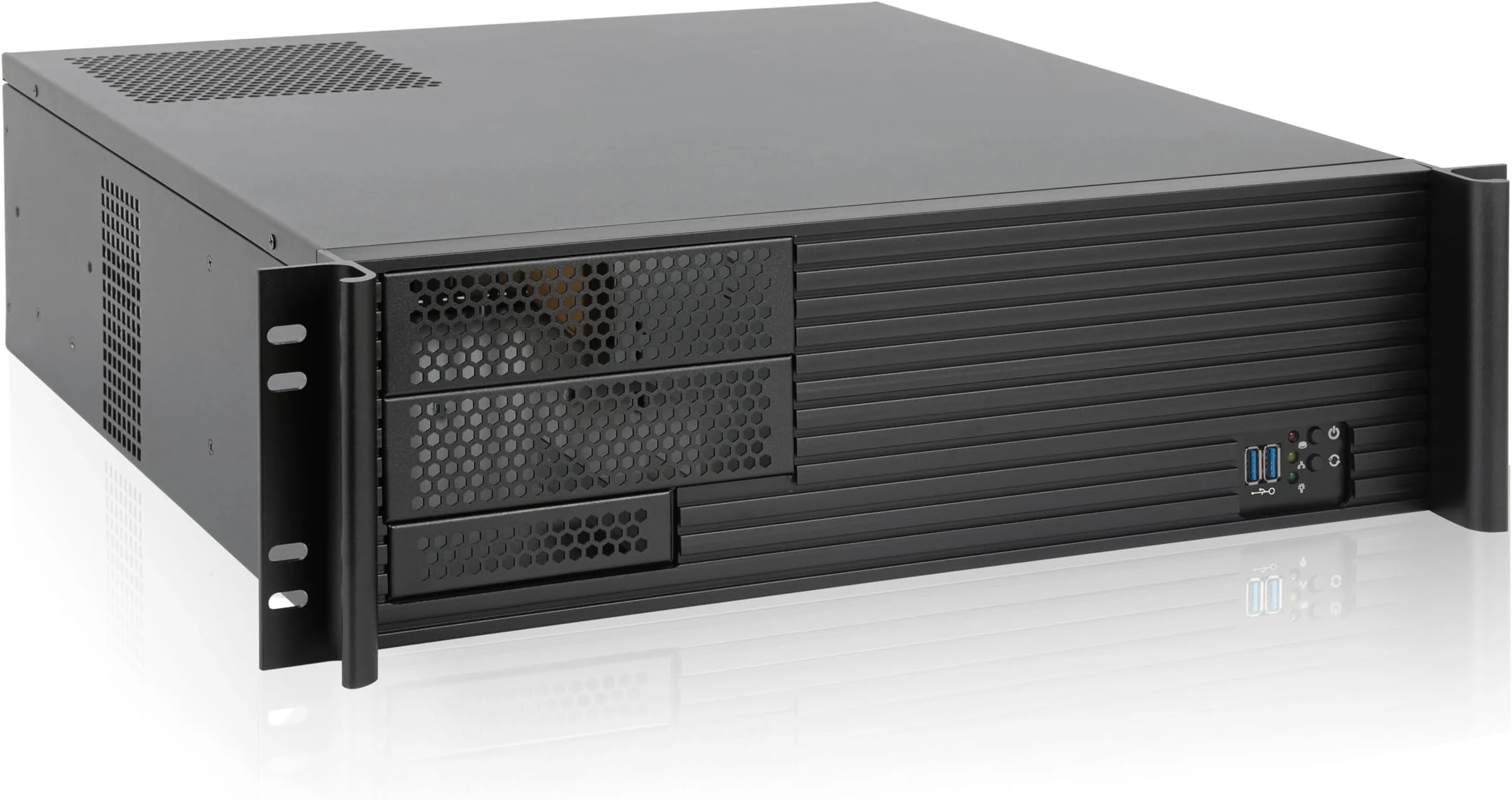 LANBERG SC01-4504-10B RACKMOUNT SERVER CHASSIS ATX 450/10 19/4U