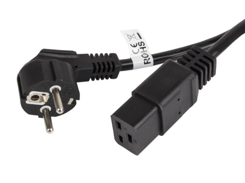 CA-C19C-10CC-0018-BK power cable for server CEE 7/7->C19 16A 1.8m Lanberg