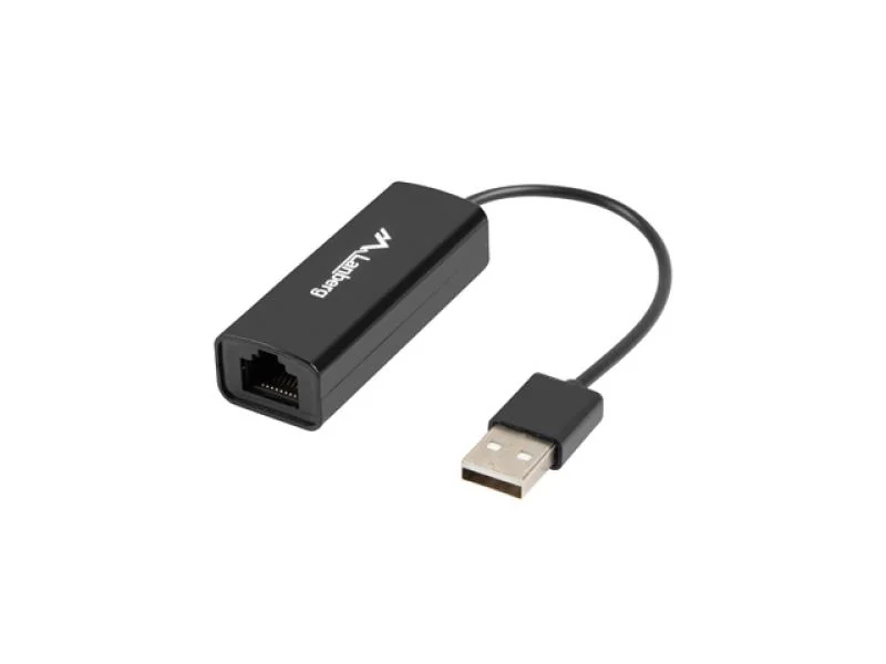 LANBERG NC-0100-01 Adapter Lan Card USB 2.0 - RJ45 100MB on Cable