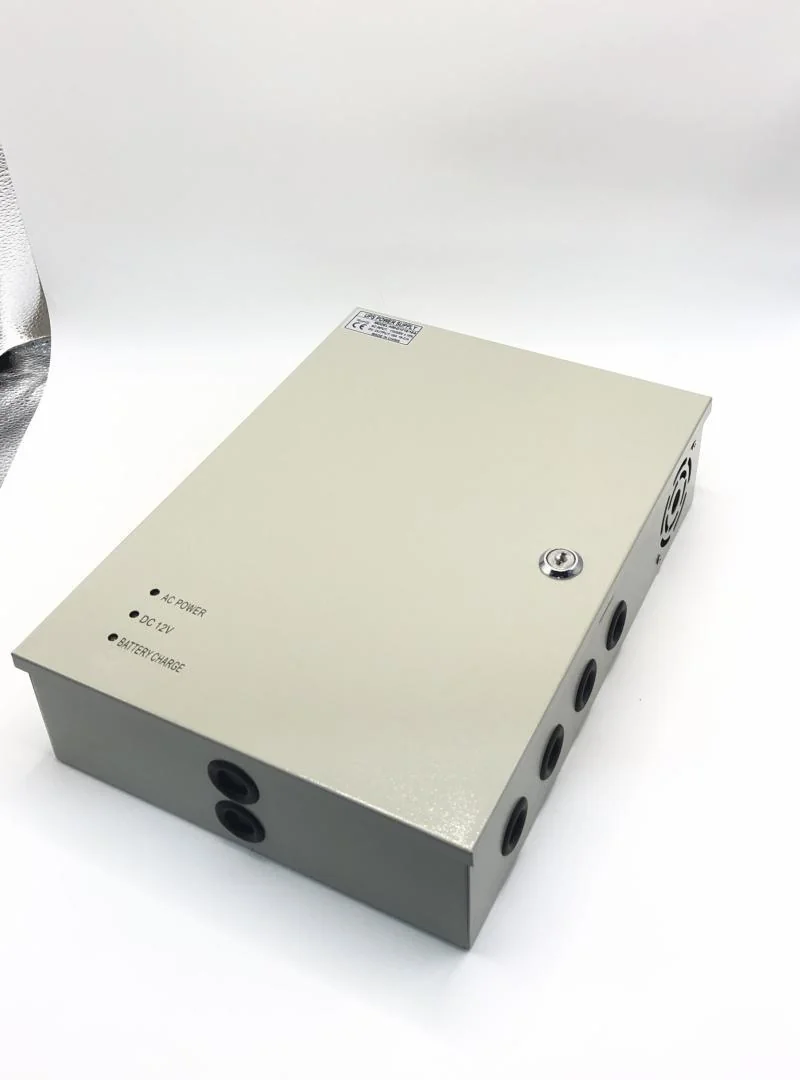 SURSA ALIMENTARE 15A CARCASA METAL 18 canale Input voltage: 110V AC~220V AC; Output voltage: 12V DC 15A Backup battery: Support 12V/7AH (not included)
