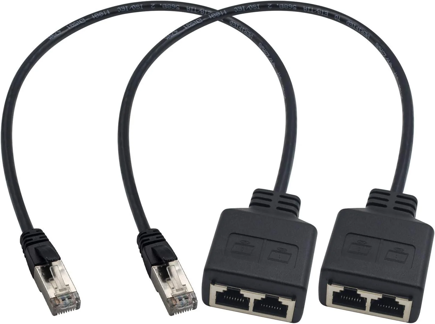 GEMBIRD NCA-SP-02 LAN port splitter FTP 2x RJ45