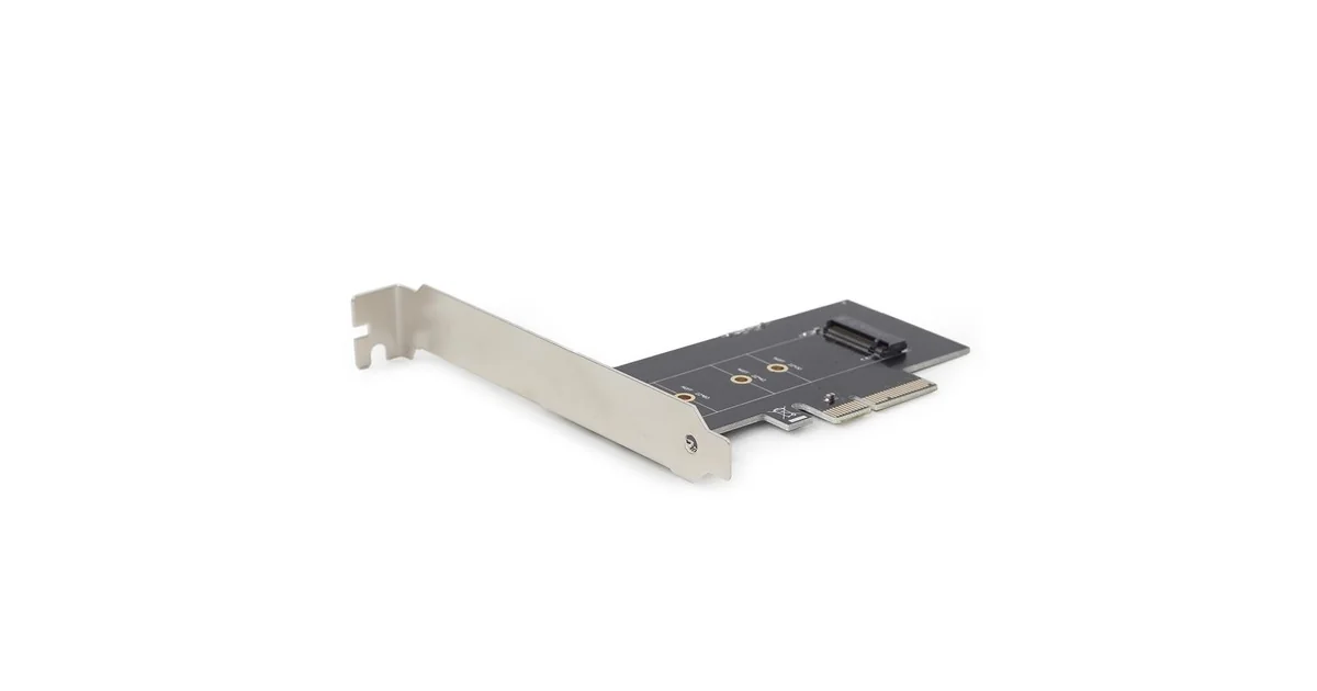 GEMBIRD PEX-M2-01 M.2 SSD adapter PCI-Express add-on card with extra low-profile bracket