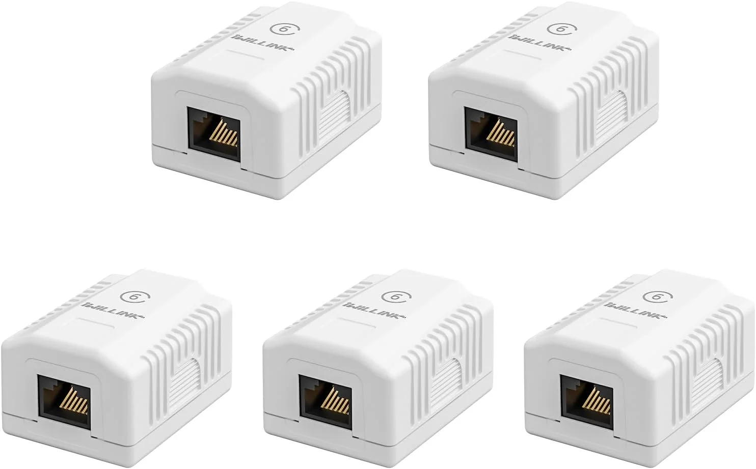 GEMBIRD NCAC-1U6-01 CAT6 UTP single port surface mount box