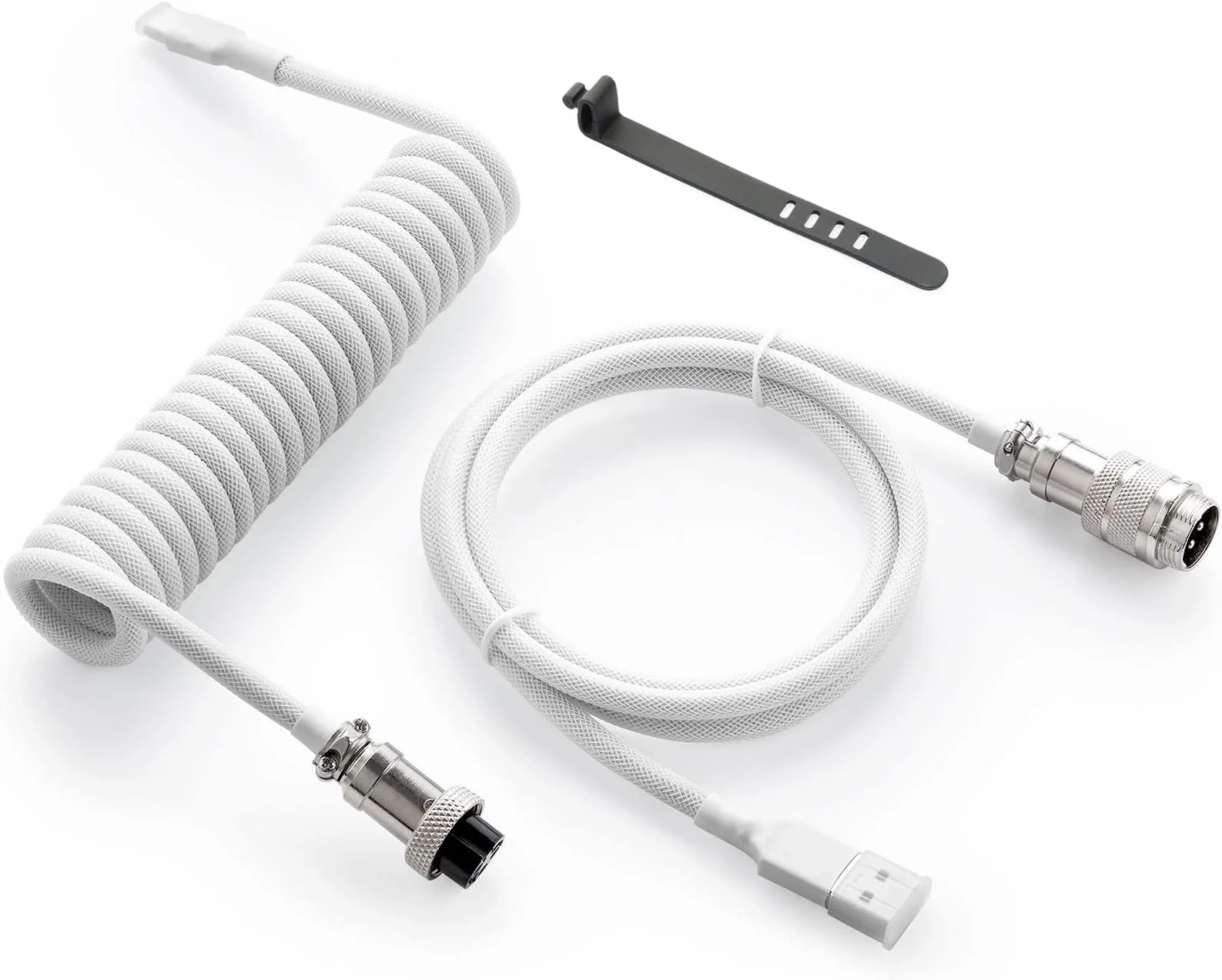GEMBIRD CC-mUSB2C-AMBM-6-W Coiled Micro-USB cable 1.8m white