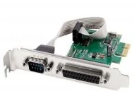 GEMBIRD PEX-COMLPT-01 COM serial port + LPT port PCI-Express add-on card + low profile