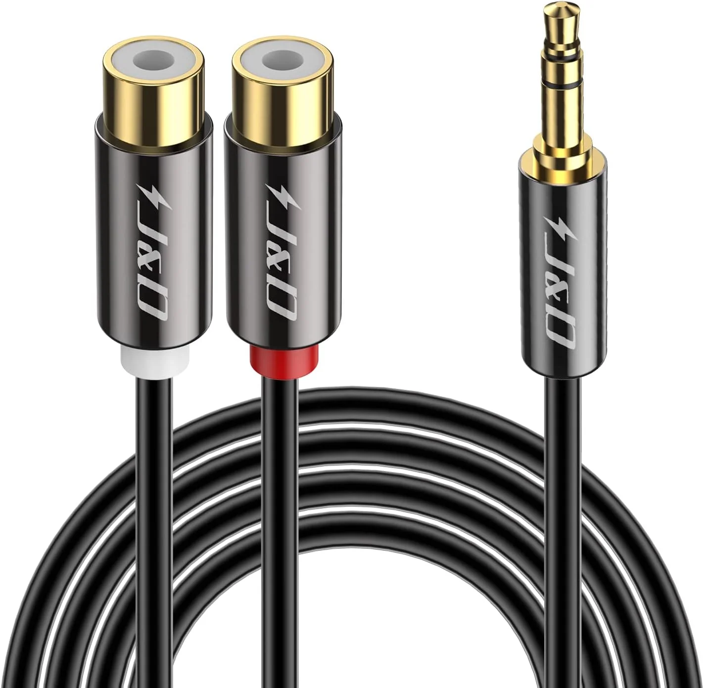GEMBIRD CCA-417M Adapter Stereo Mini Jack M 4-pin -> 2x Mini Jack F metal black