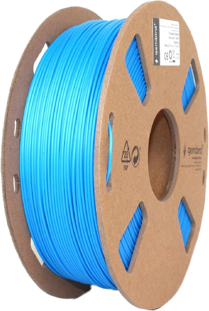 GEMBIRD 3DP-PLA+1.75-02-S Filament PLA-plus Silver 1.75mm 1kg
