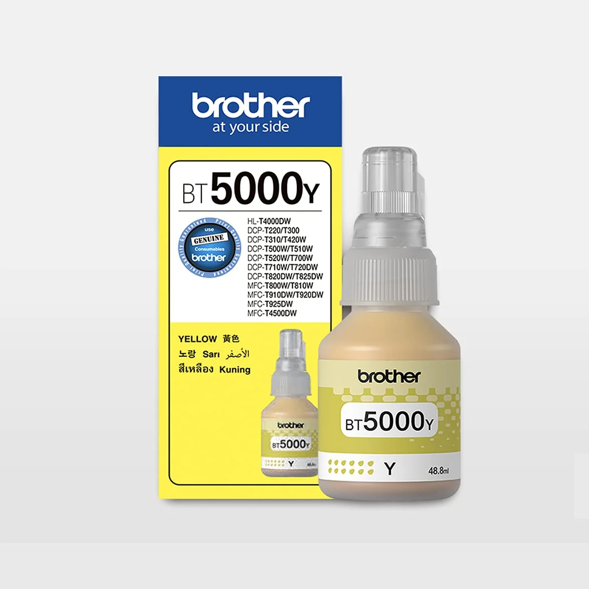 BROTHER BT5000Y Brother BT5000Y Cartus yellow ptr DCPT300/DCPT500W/DCPT700W - 5.000 pagini