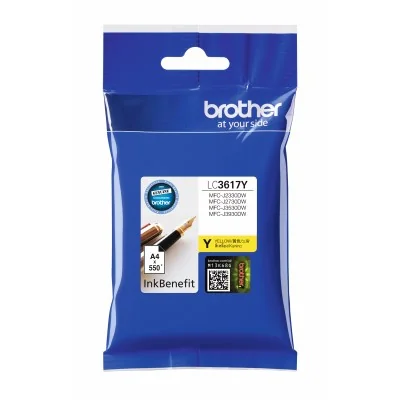 BROTHER LC3617Y Brother LC3617Y Cartus Yellow ptr MFCJ2330/MFCJ3530/MFCJ3590 - 550 pagini