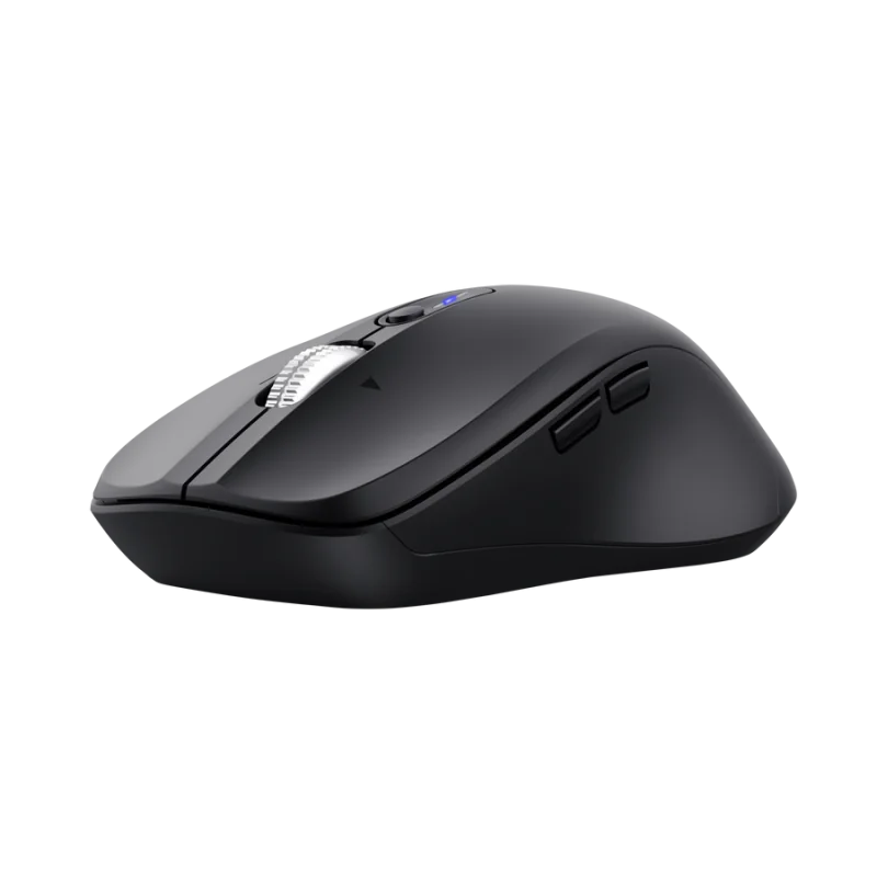 Mouse wireless Trust Ferro Hyperscroll, material ABS, interfata USB-A, rezolutie maxima 3200 DPI, negru