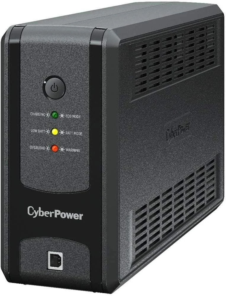 CYBERPOWER UT Series UT850EG UPS AC 230V 425Watt 850VA 1-phase USB output connectors 3 Black