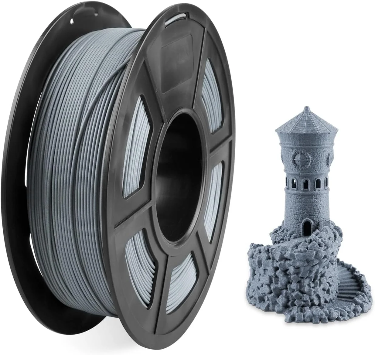 GEMBIRD PETG Filament Grey 1.75mm 1kg