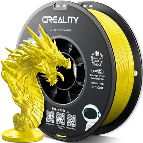 GEMBIRD PETG Filament Yellow 1.75mm 1kg