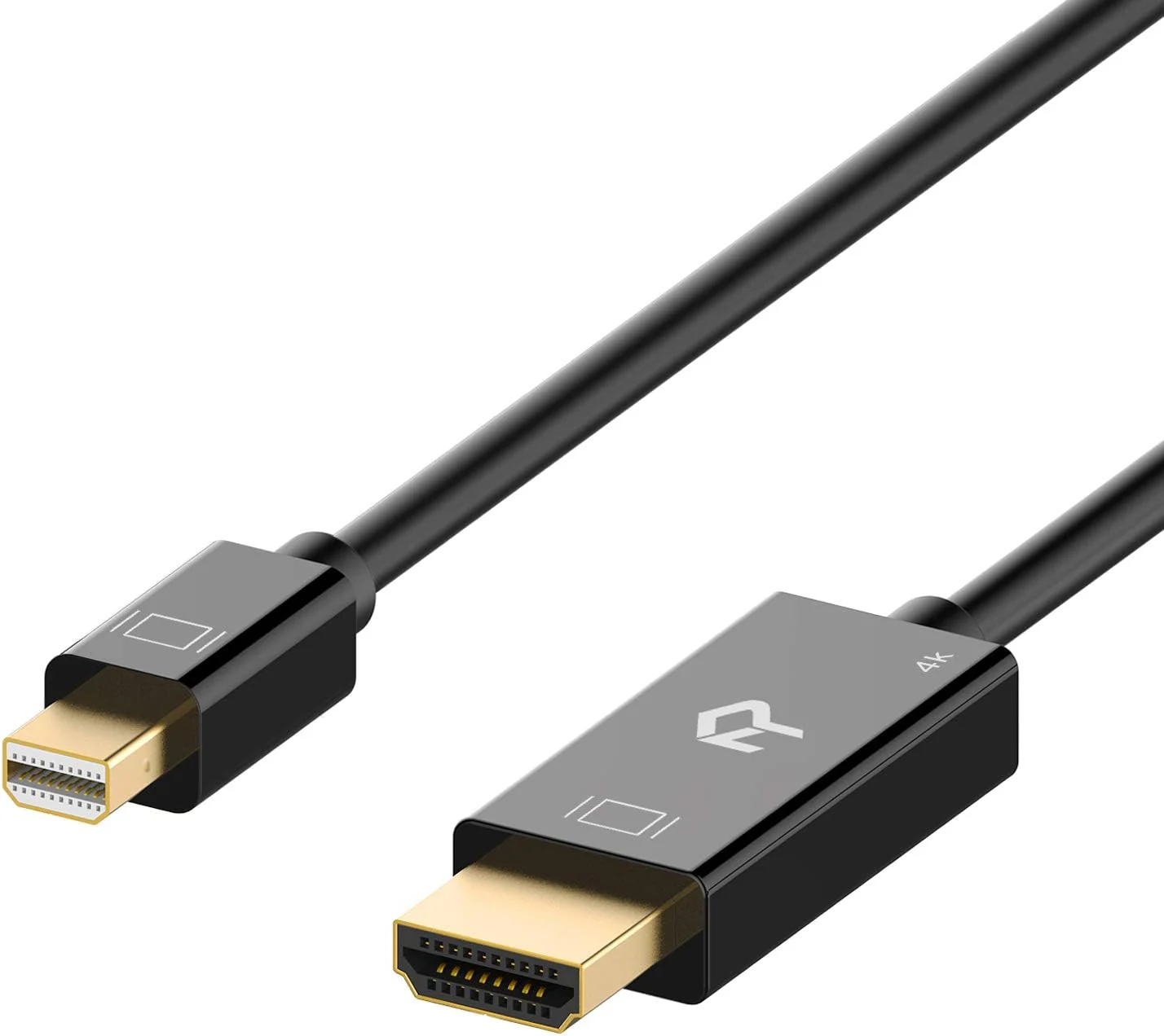 GEMBIRD 4K Mini DisplayPort to HDMI adapter cable black