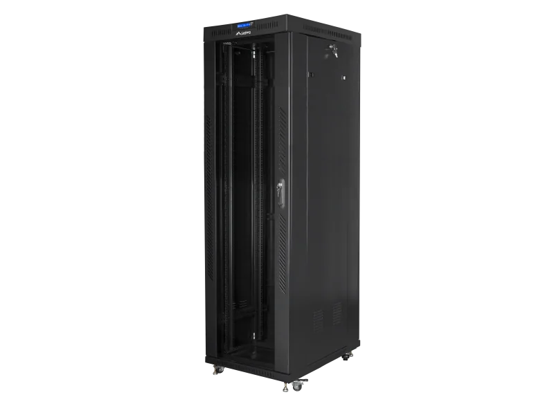 LANBERG rack cabinet 19inch free-standing 42U/600x1000 self-assembly flat pack black