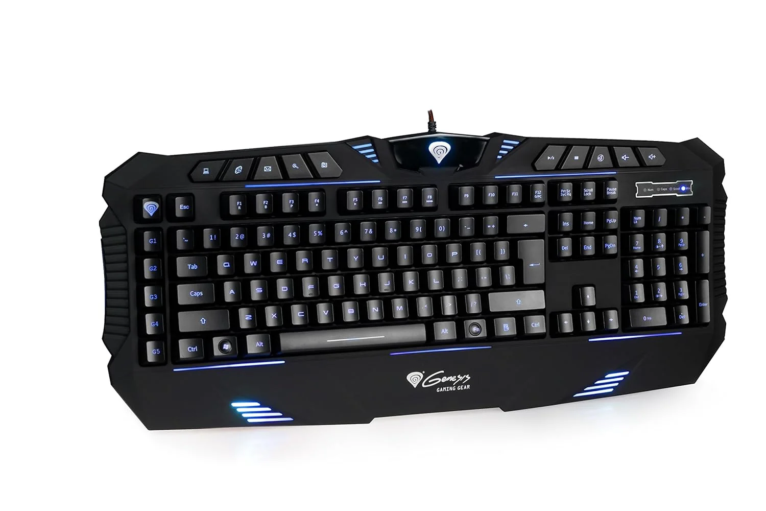 NATEC keyboard with ID Card Reader Moray US layout