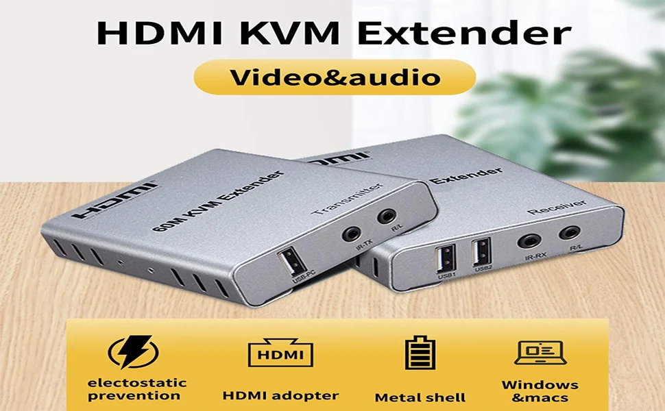 HDMI extender 60m Gembird