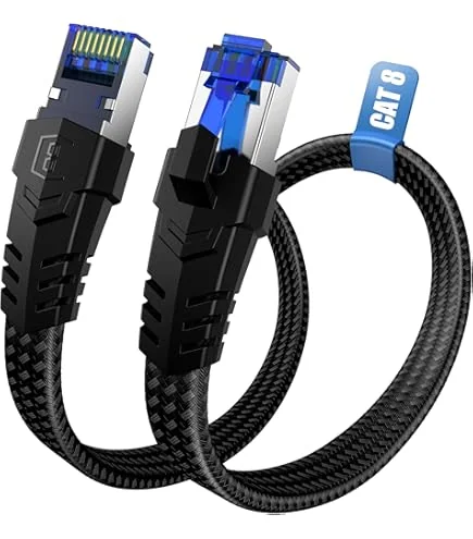 GEMBIRD PP8-LSZHCU-BK-3M S/FTP Cat. 8 LSZH patch cord black 3m