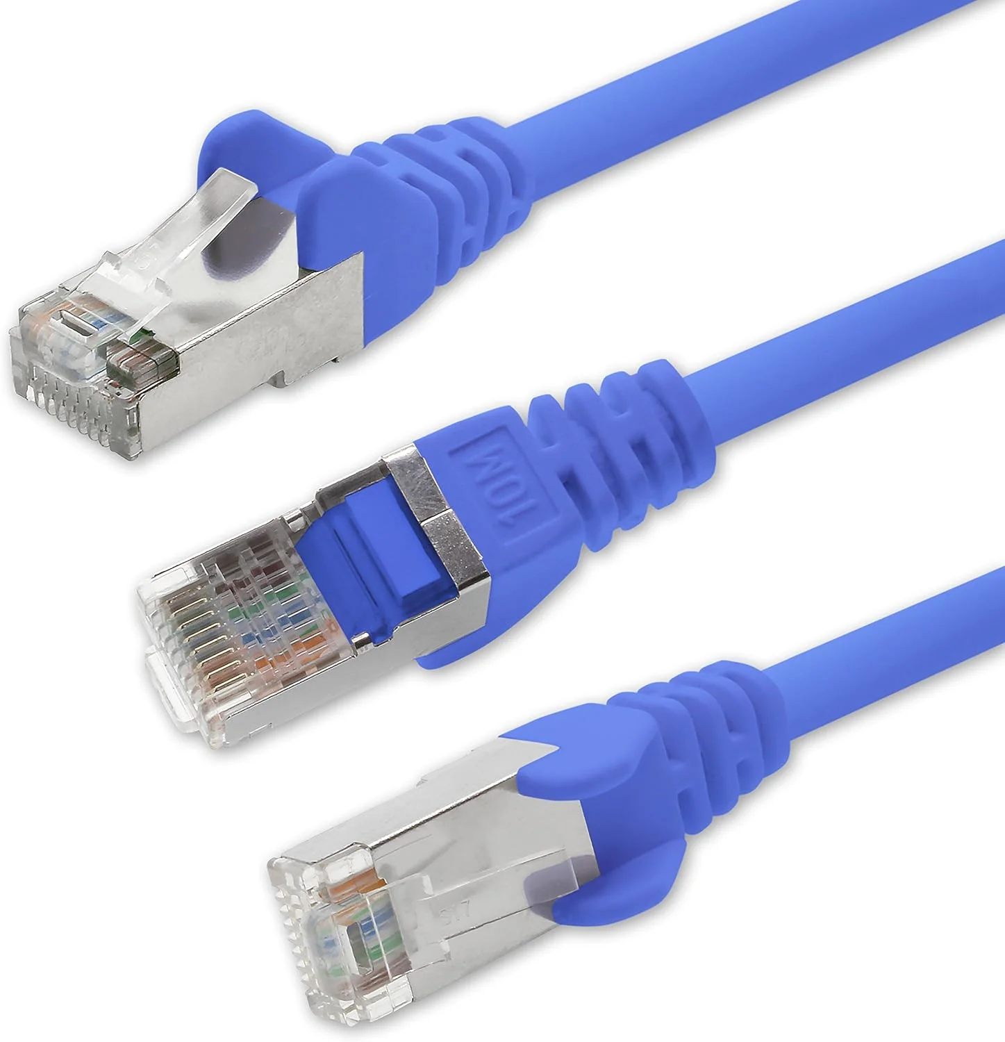 GEMBIRD PP6A-LSZHCU-B-5M patchcord RJ45 cat.6A SFTP LSZH 5m blue