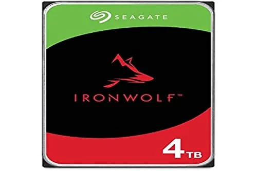 Bundle SEAGATE NAS HDD 2x4TB IronWolf 5400rpm 6Gb/s SATA 256MB cache 3.5inch 24x7 CMR for NAS and RAID rackmount systems BLK