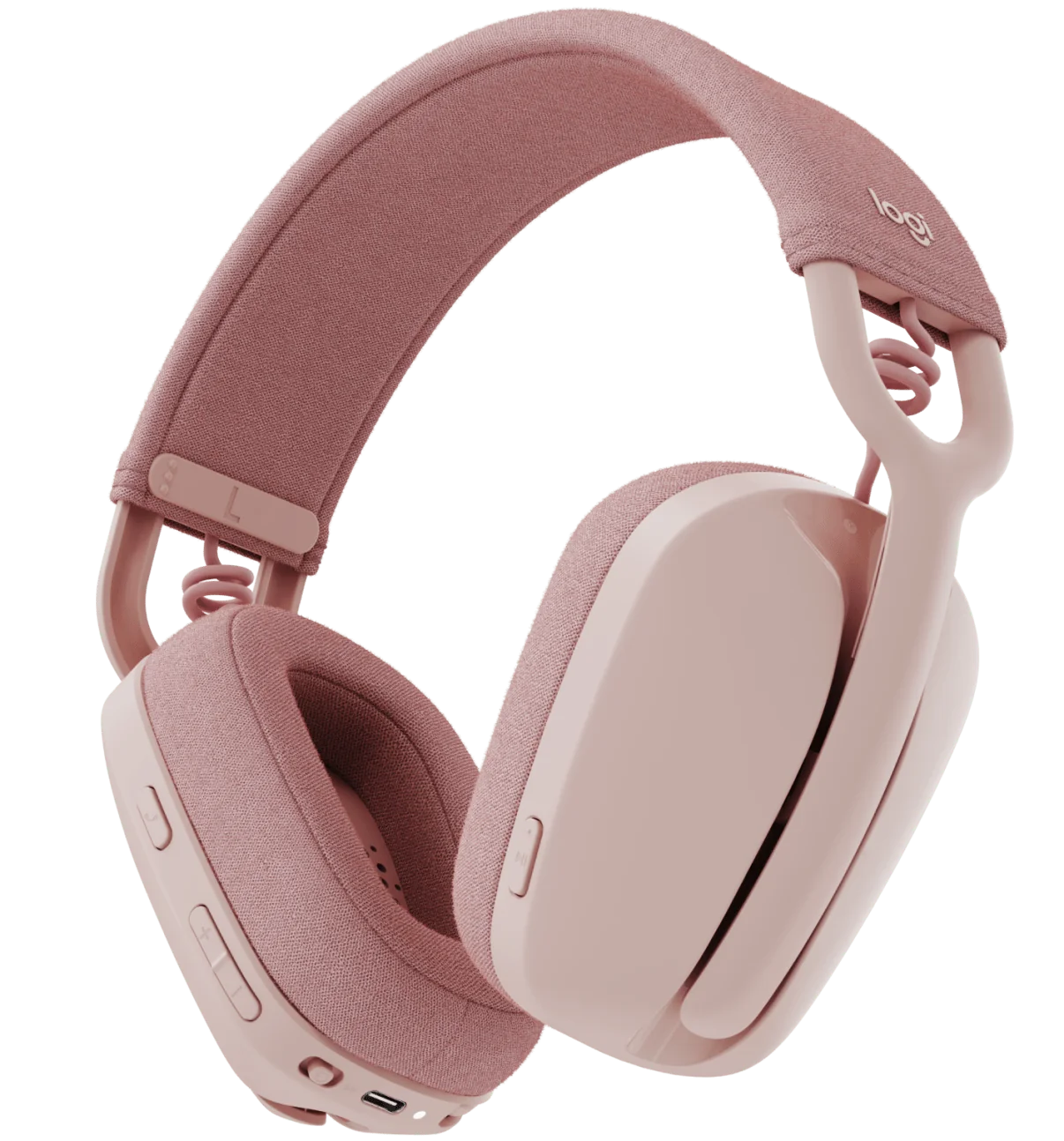 LOGITECH Zone Vibe 100 Headset full size Bluetooth wireless off-white