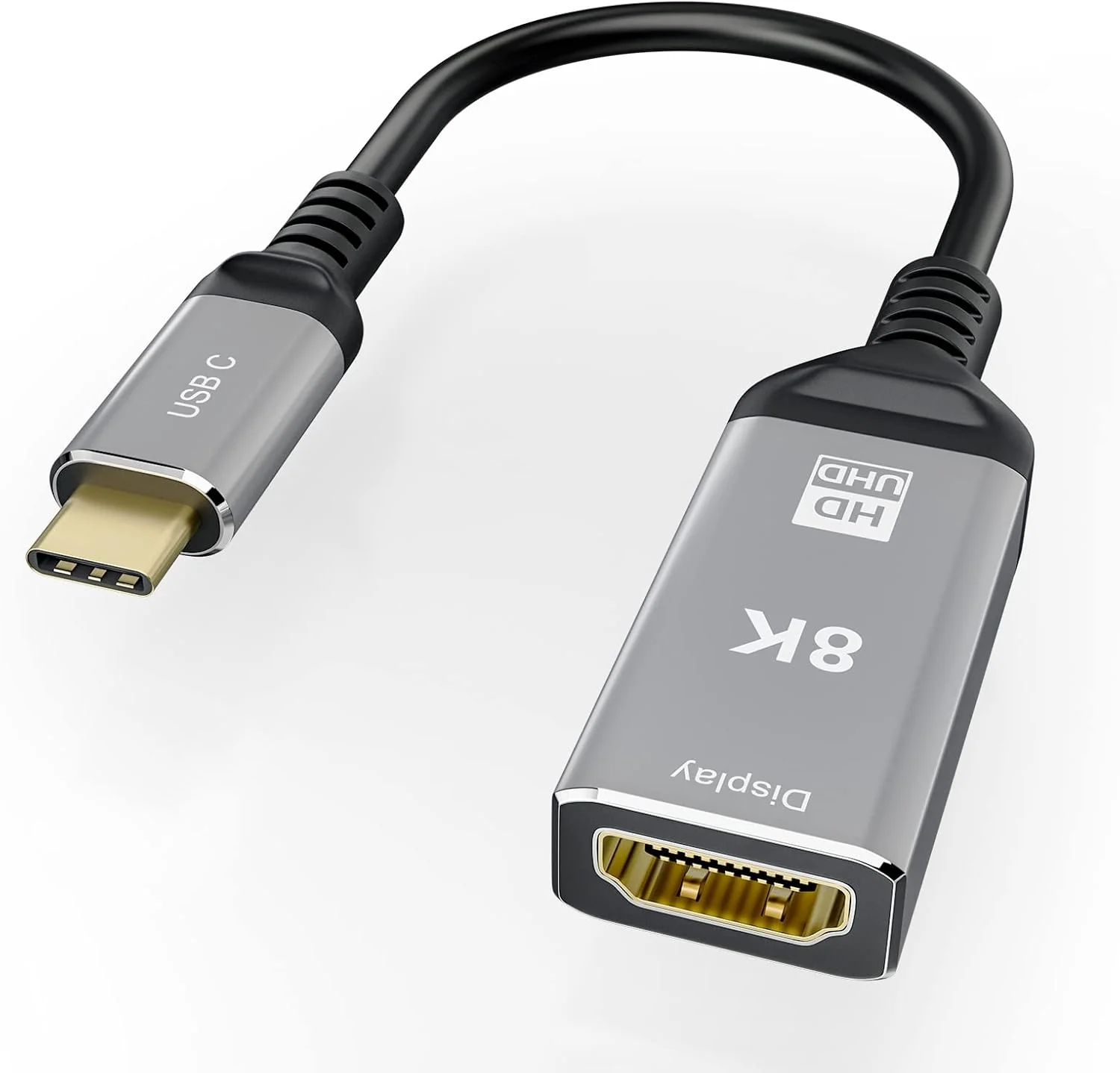 GEMBIRD USB Type-C to HDMI adapter cable 4K30Hz 15cm black