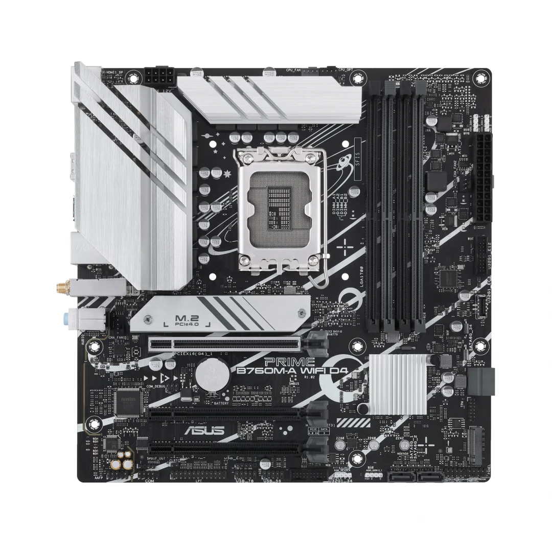 ASUS PRIME B760M-A WIFI D4 LGA1700 4xDDR4 mATX 2xHDMI DP WIFI MB