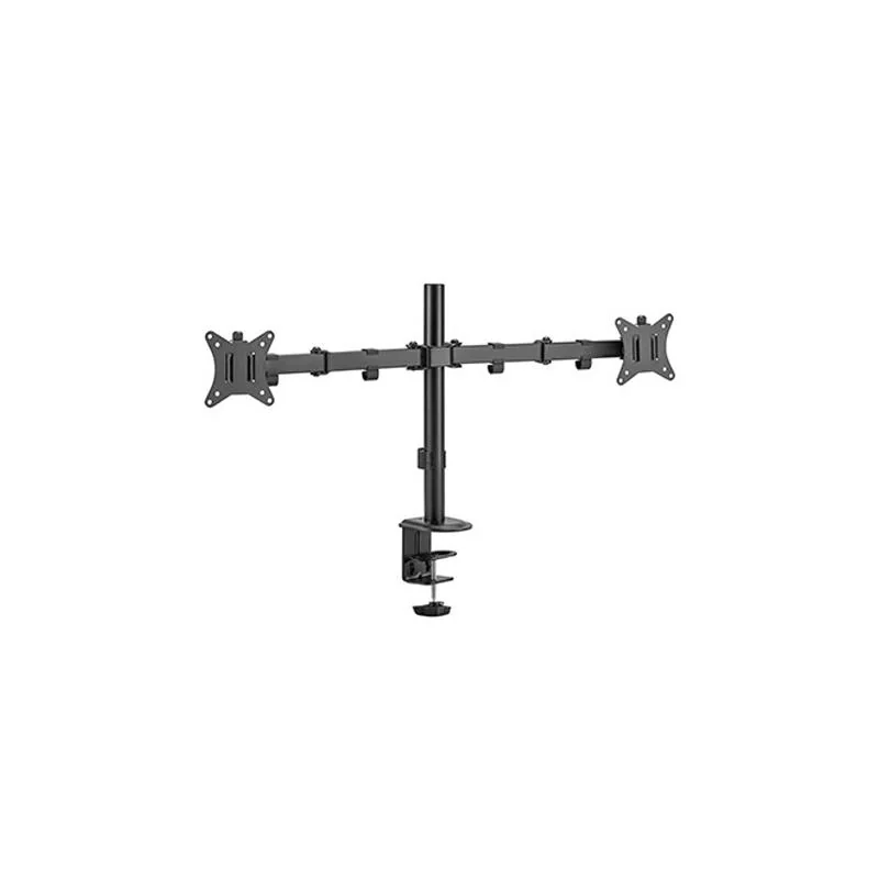 MA-D2-01 Adjustable desk 2-display mounting arm 17-32inch up to 9 kg Gembird