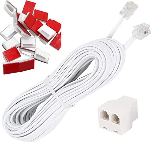 GEMBIRD Telephone cord 6P4C 10m