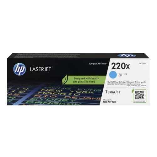 220X Cyan Original LaserJet Toner Cartridge HP