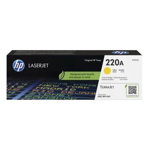 220A Yellow Original LaserJet Toner Cartridge HP
