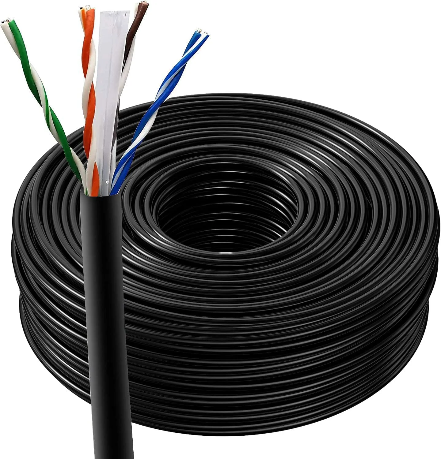 GEMBIRD CAT6 UTP LAN outdoor cable solid 305m black