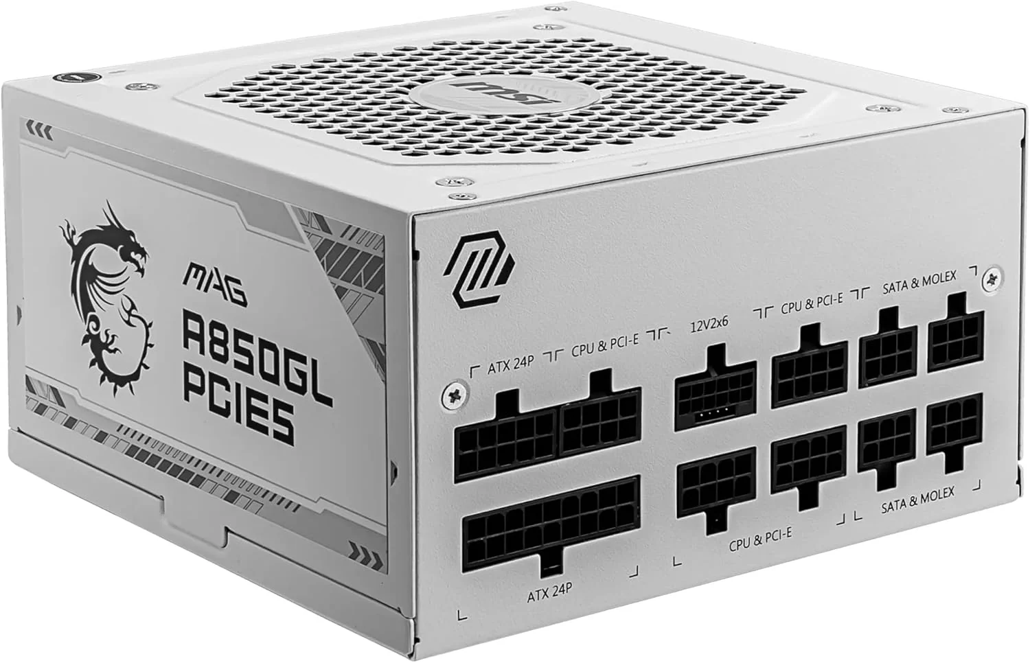 MSI MAG A850GL PCIE5 850W Plus Gold PSU ATX3.1 PFC Activ
