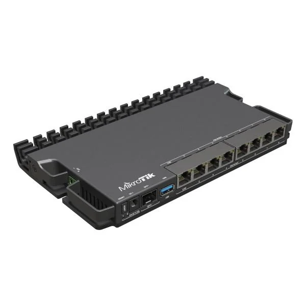 MIKROTIK RB5009UPr+S+IN LAN Router 7x RJ45 1000Mb/s 1x RJ45 2.5Gb/s POE LAN port 1x SFP+ 1x USB 3.0