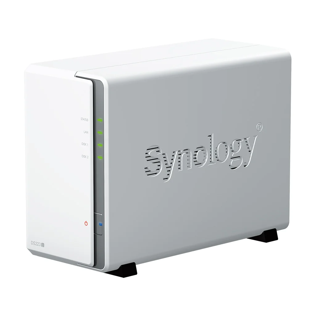 DS223J 2-Bay NAS RTD1619 1GB RAM Synology