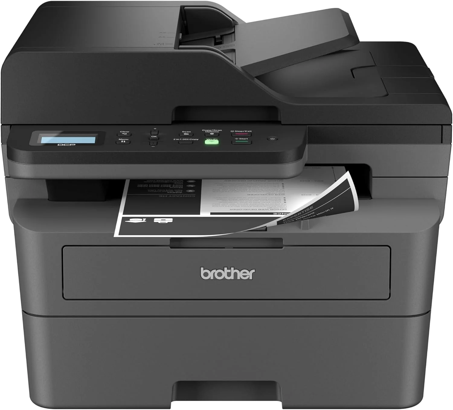 BROTHER DCP-L5510DW MFP Mono B/W laser A4 48ppm copy 48ppm print 250 sheets USB 2.0 Gigabit LAN Wi-Fi NFC USB 2.0 host