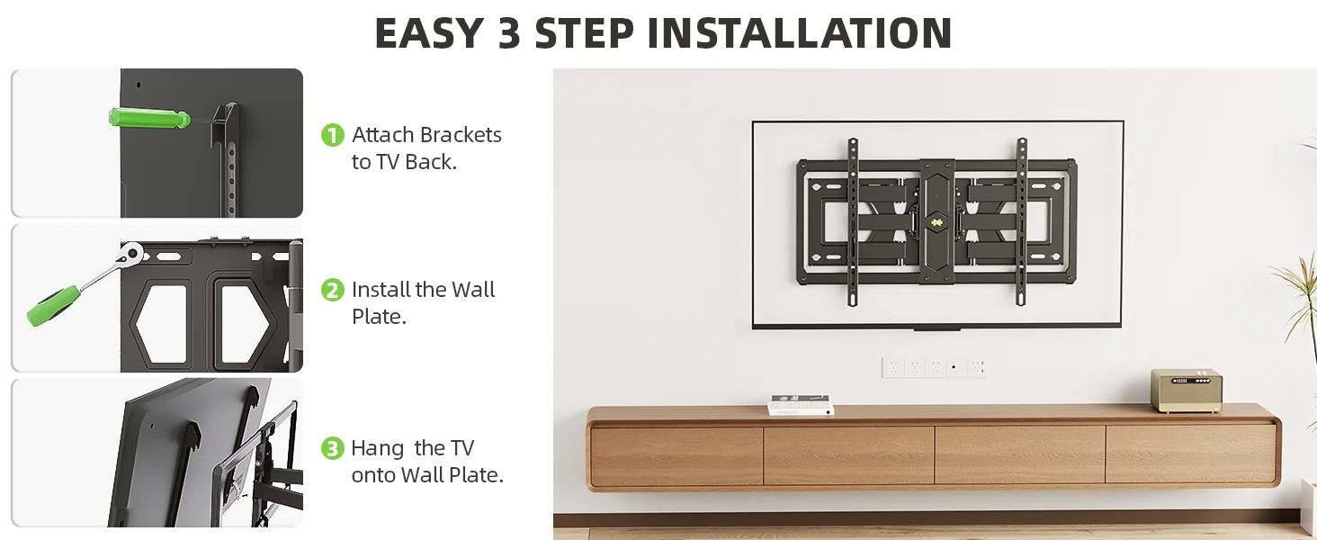GEMBIRD TV wall mount - full-motion 37 -80inch