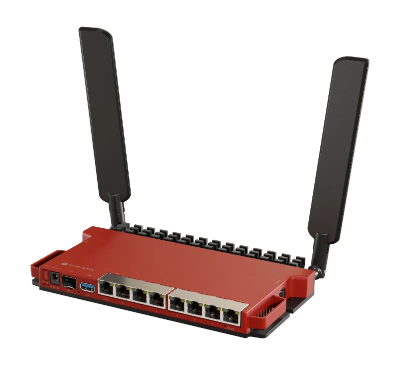 MIKROTIK L009 Wi-Fi Router L009UiGS-2HaxD-IN 2.4GHz AX600 Wi-Fi6 8x RJ45 1000Mb/s