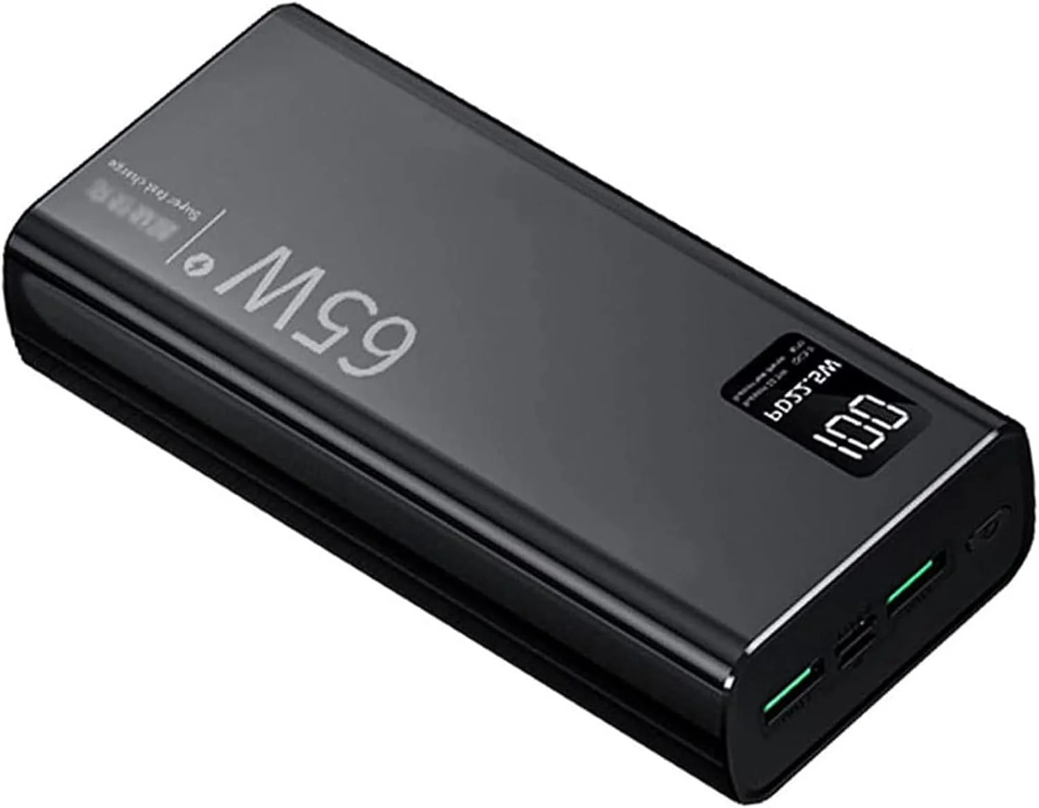 GEMBIRD Transparent QC3.0 quick charging power bank 9000 mAh black