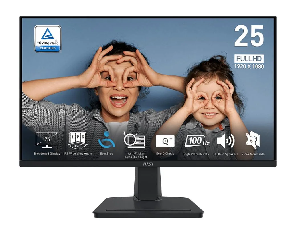 PRO MP251 24.5inch Business Monitor IPS FHD 300cd/m2 4ms D-SUB HDMI Speaker MSI