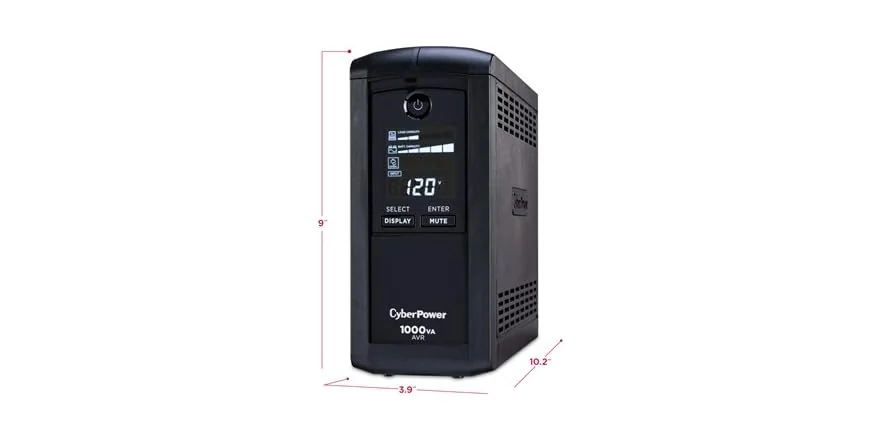 CYBERPOWER UPS AC 220/230/240V 1000Watt 1600VA 1 x battery lead acid USB RS-232 output connectors 6