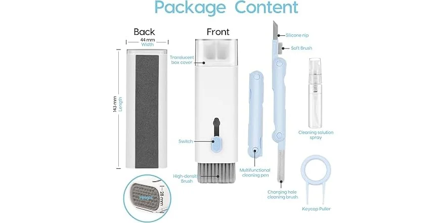GEMBIRD 7-in-1 universal cleaning kit
