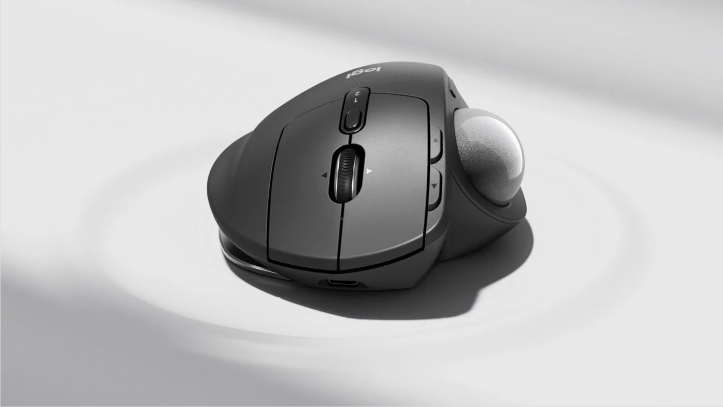 LOGITECH MX Ergo S Advanced Wireless Trackball - Graphite