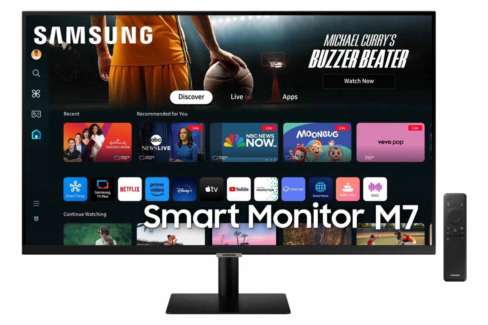 SAMSUNG Smart M7 32inch Smart Monitor VA 4K UHD TV Apps Speakers HDMI USB WIFI