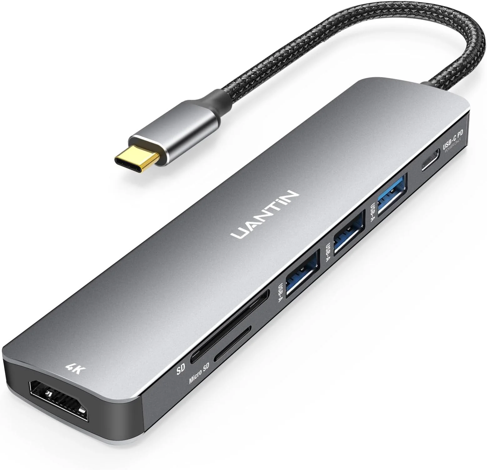 NATEC Multiport dock Fowler 2 V2 8in1 USB 3.0 hub HDMI 4K USB-C RJ45 SD micro SD