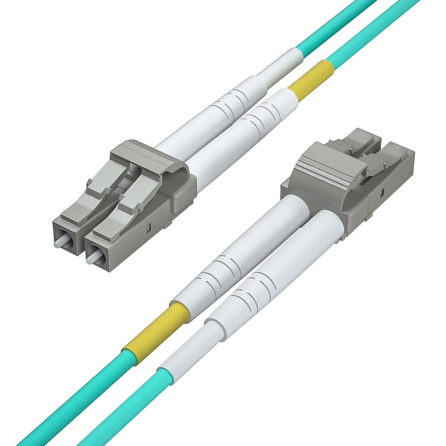 Multimode Duplex OM4 50/125 Fiber Optic Cable LC/LC 0.5m Gembird
