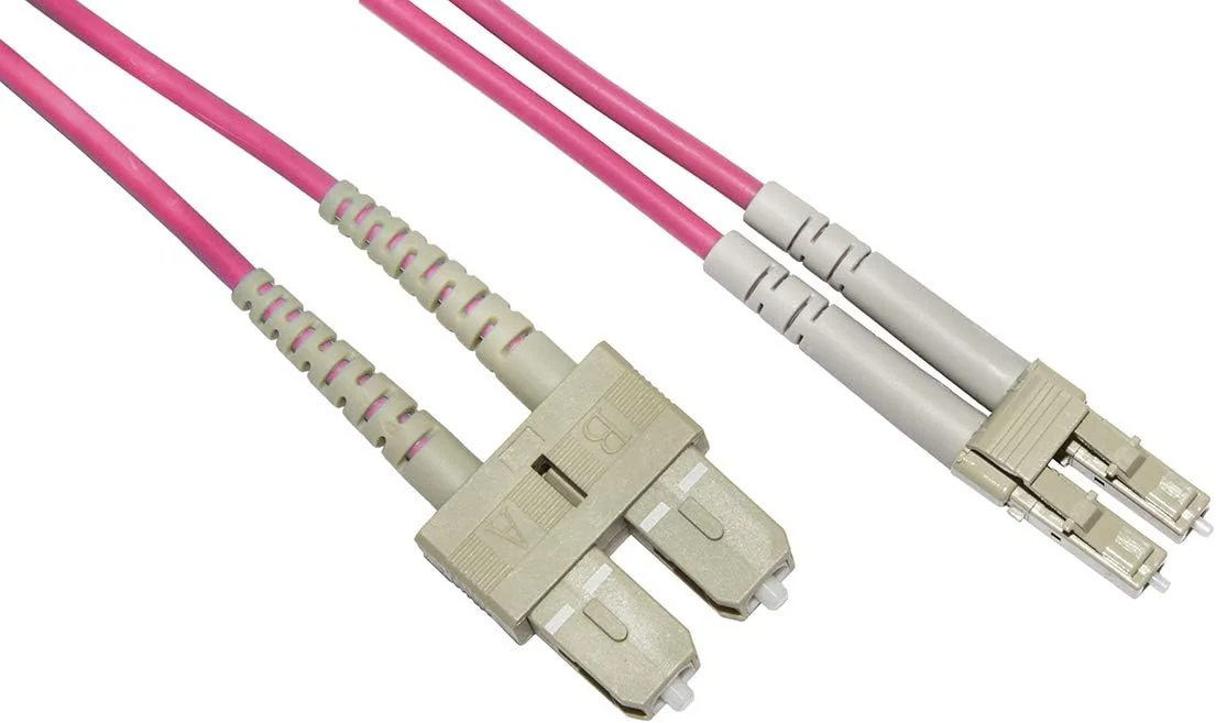 Multimode Duplex OM4 50/125 Fiber Optic Cable LC/LC 30m Gembird