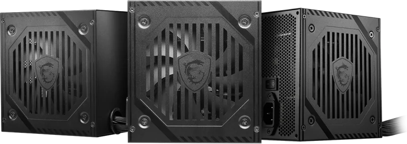 MSI MAG A550BNL EU 550W Non-Modular Plus Bronze PSU ATX PFC Activ